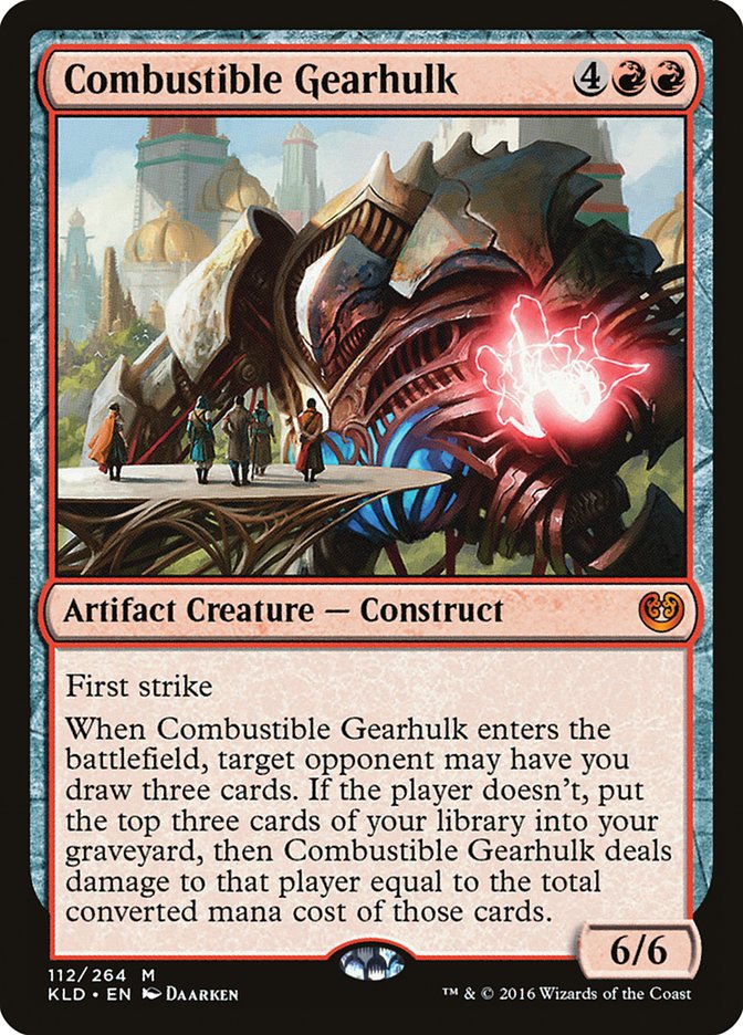 Combustible Gearhulk [Kaladesh] | Good Games Morley