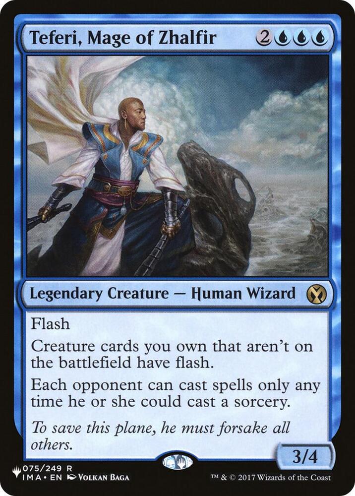 Teferi Mage of Zhalfir IMA-75/5075 (The List Reprints)  | Good Games Morley