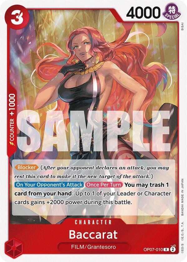 Baccarat OP07-010 (500 Years in the Future)  - Foil | Good Games Morley