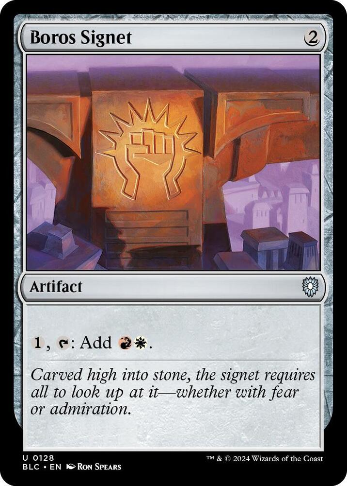 Boros Signet 128 (Commander: Bloomburrow)  | Good Games Morley