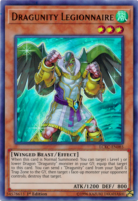 Dragunity Legionnaire [LCKC-EN085] Ultra Rare | Good Games Morley