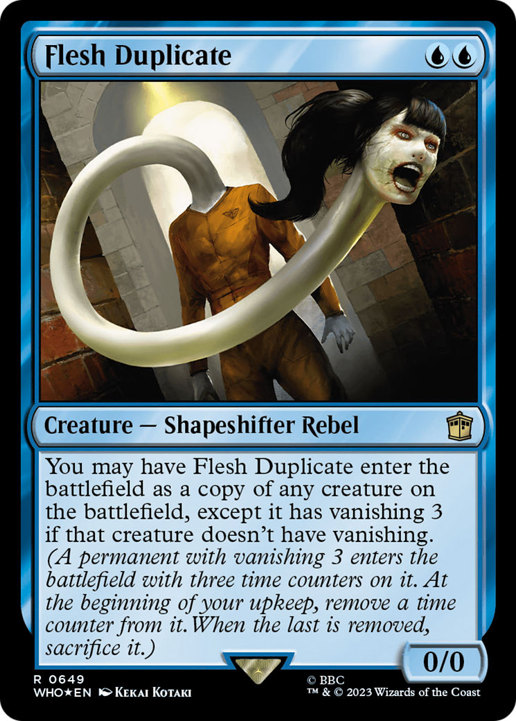 Flesh Duplicate (Surge Foil) [Doctor Who] | Good Games Morley