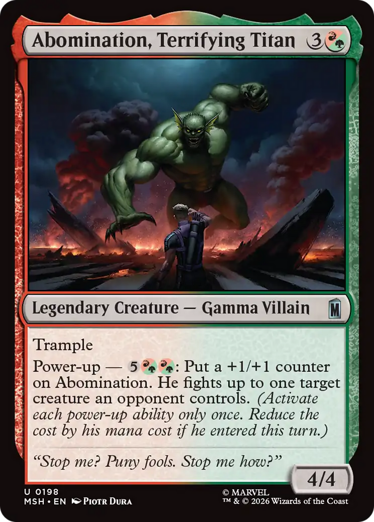 Abomination, Terrifying Titan [Marvel Super Heroes] | Good Games Morley