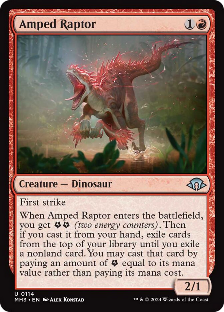 Amped Raptor [Modern Horizons 3] | Good Games Morley