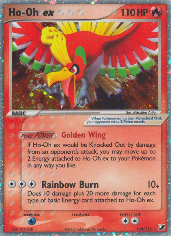 Ho-Oh ex (104/115) [EX: Unseen Forces] | Good Games Morley