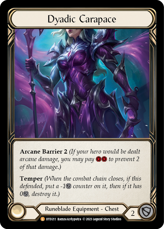 Dyadic Carapace [DTD211] (Dusk Till Dawn)  Rainbow Foil | Good Games Morley