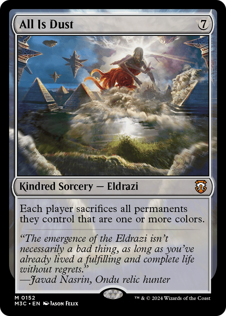 All Is Dust (Ripple Foil) [Modern Horizons 3 Commander] | Good Games Morley