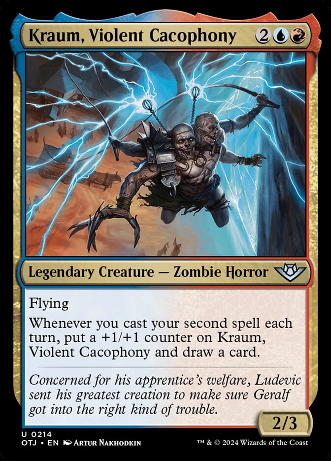 Kraum, Violent Cacophony 214/286 (Outlaws of Thunder Junction)  | Good Games Morley