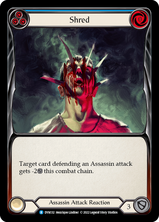 Shred (Blue) [DYN132] (Dynasty) | Good Games Morley