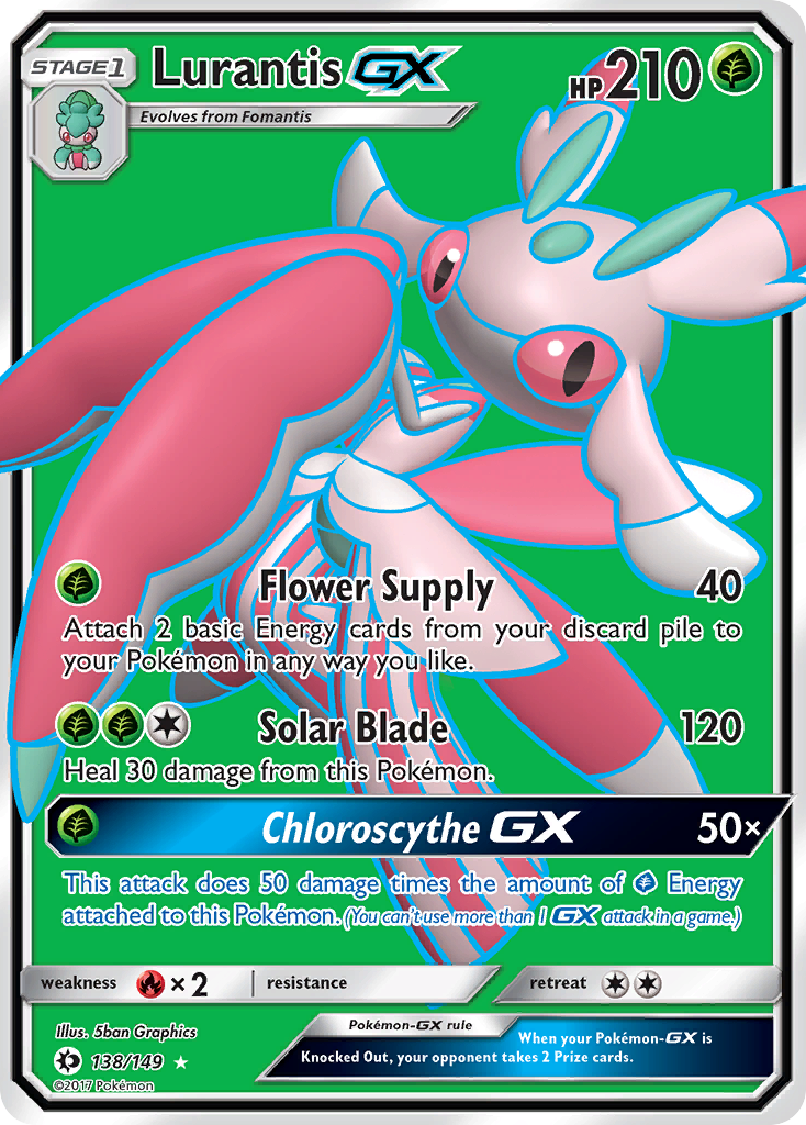 Lurantis GX (138/149) [Sun & Moon: Base Set] | Good Games Morley