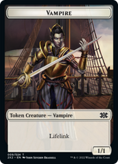 Bear // Vampire Double-Sided Token [Double Masters 2022 Tokens] | Good Games Morley
