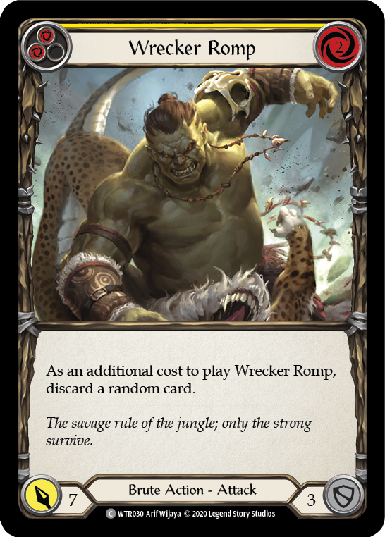 Wrecker Romp (Yellow) [U-WTR030] (Welcome to Rathe Unlimited)  Unlimited Normal | Good Games Morley