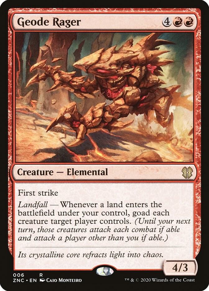 Geode Rager 6/142 (Commander: Zendikar Rising)  | Good Games Morley