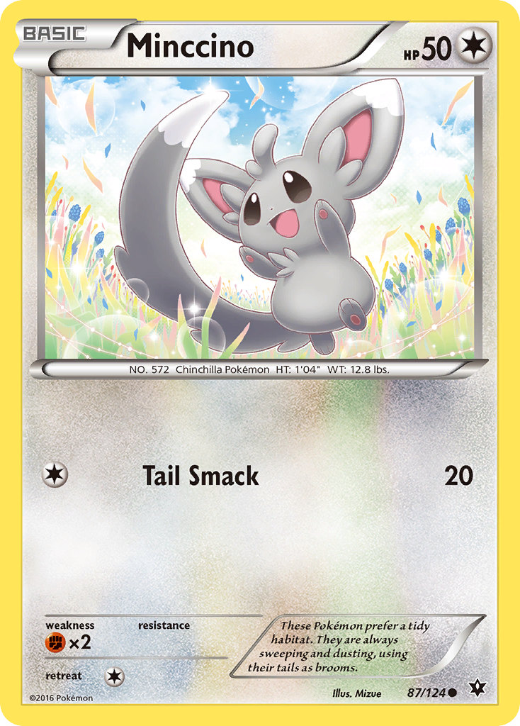 Minccino (87/124) [XY: Fates Collide] | Good Games Morley