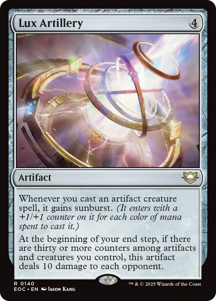 Lux Artillery [Edge of Eternities Commander] | Good Games Morley