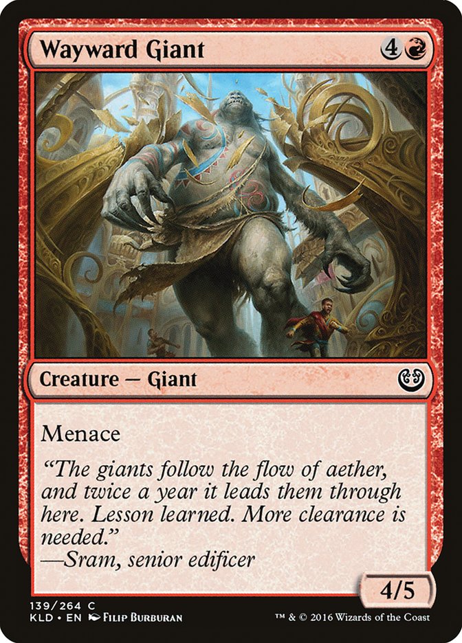 Wayward Giant [Kaladesh] | Good Games Morley