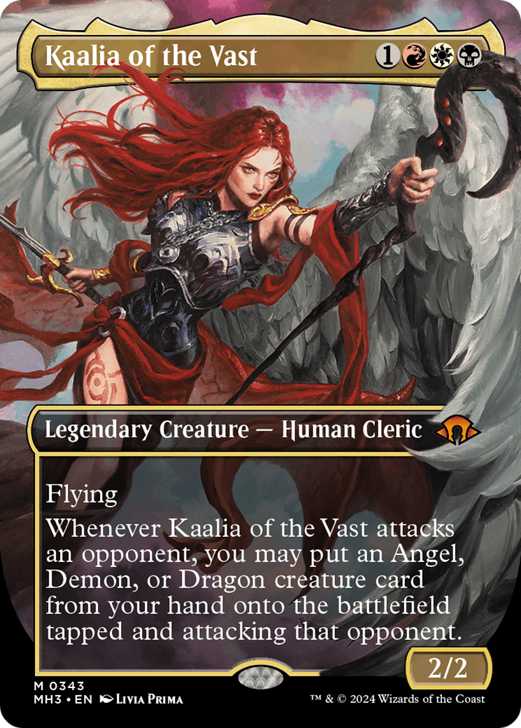 Kaalia of the Vast (Borderless) (0343) [Modern Horizons 3] | Good Games Morley