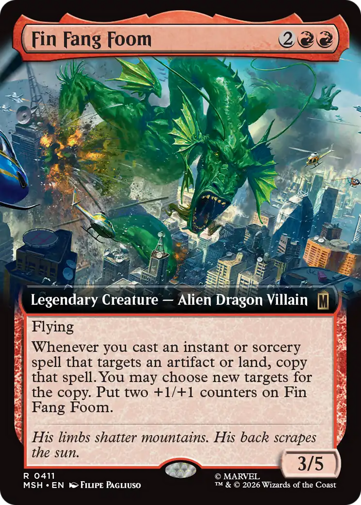 Fin Fang Foom (Extended Art) [Marvel Super Heroes] | Good Games Morley