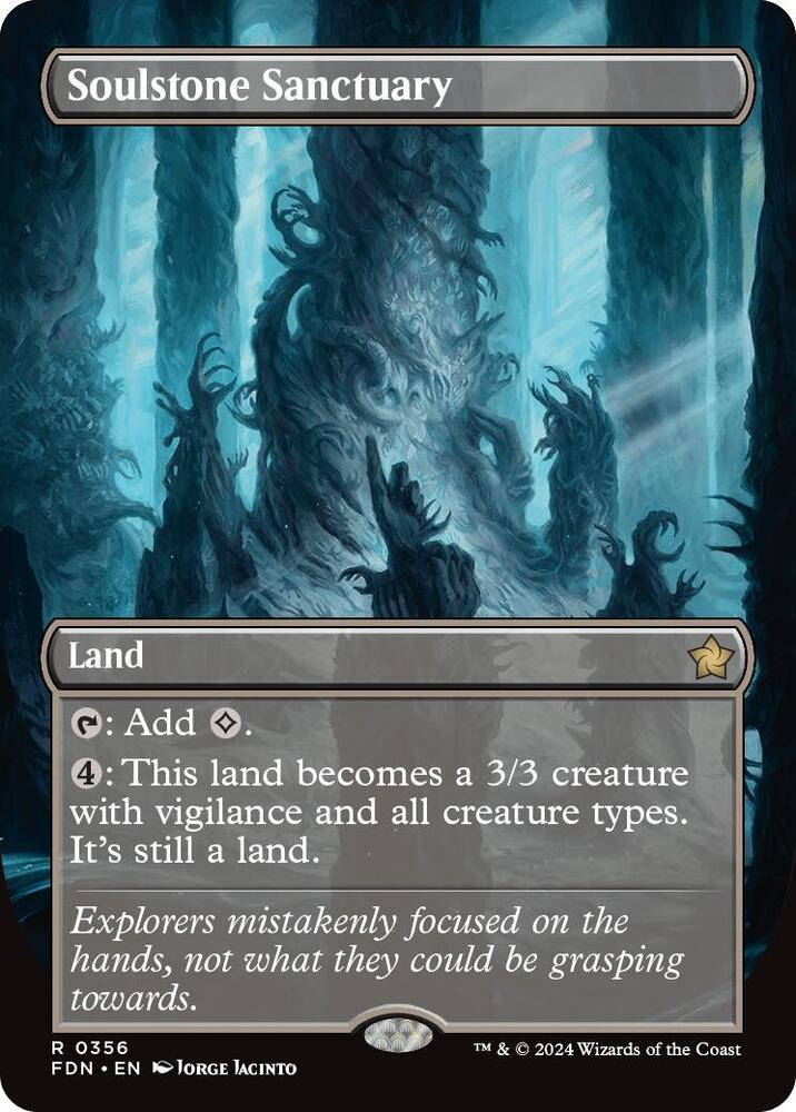 Soulstone Sanctuary 356/291 (Foundations)  - Borderless Foil | Good Games Morley