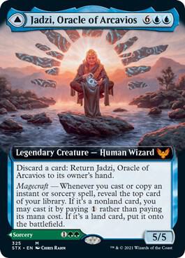 Jadzi Oracle of Arcavios Extended Art 325/275 (Strixhaven: School of Mages)  | Good Games Morley