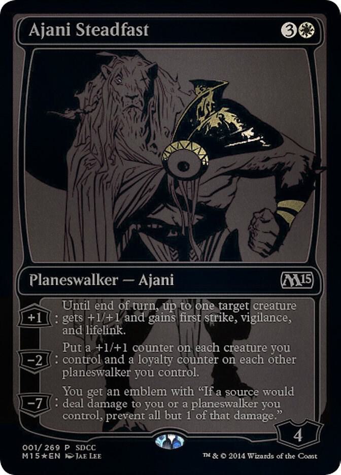 Ajani Steadfast SDCC 2014 Exclusive 1/269 (Media Promos)  - Foil | Good Games Morley