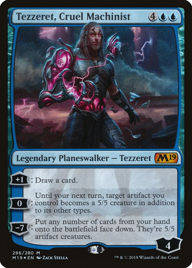 Tezzeret, Cruel Machinist 286/280 (Core Set 2019)  - Foil | Good Games Morley