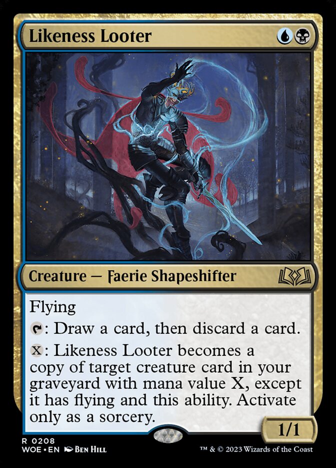 Likeness Looter 208 (Wilds of Eldraine)  - Foil | Good Games Morley