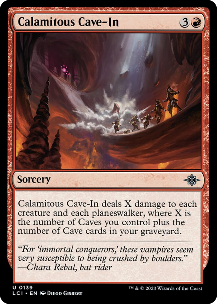 Calamitous Cave-In [The Lost Caverns of Ixalan] | Good Games Morley