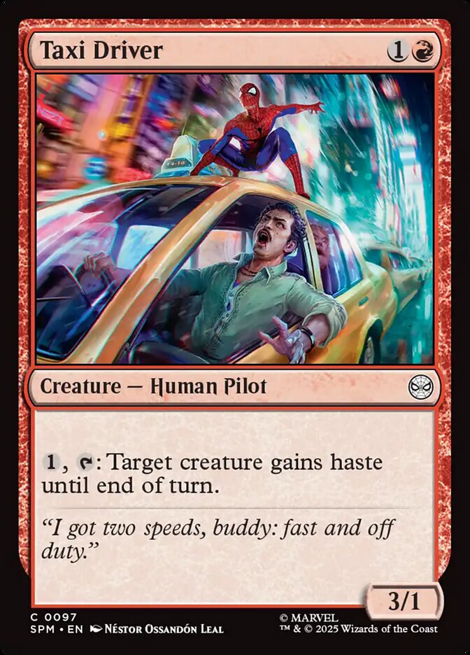 Taxi Driver 97/198 (Marvel's Spider-Man)  - Foil | Good Games Morley
