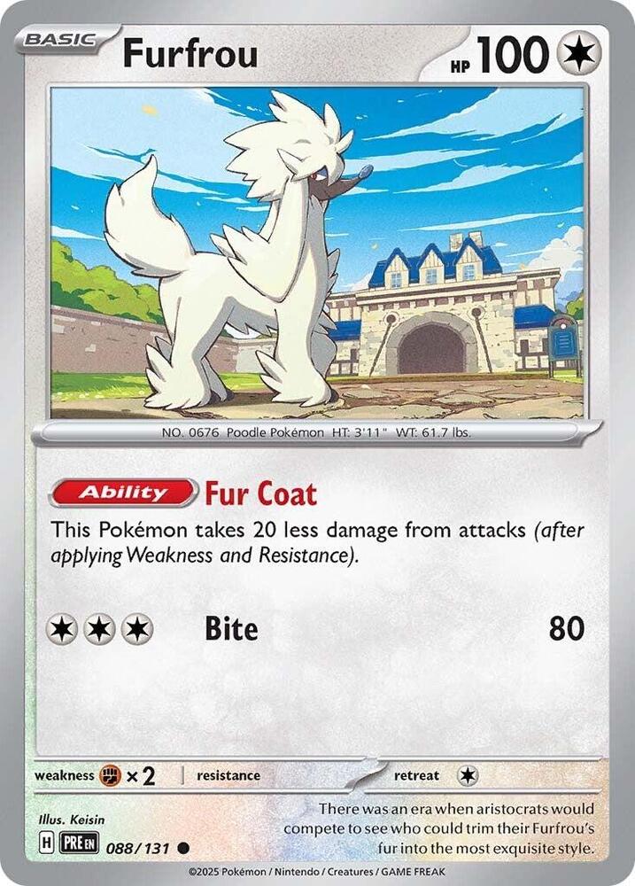 Furfrou (088/131) [Scarlet & Violet: Prismatic Evolutions] | Good Games Morley