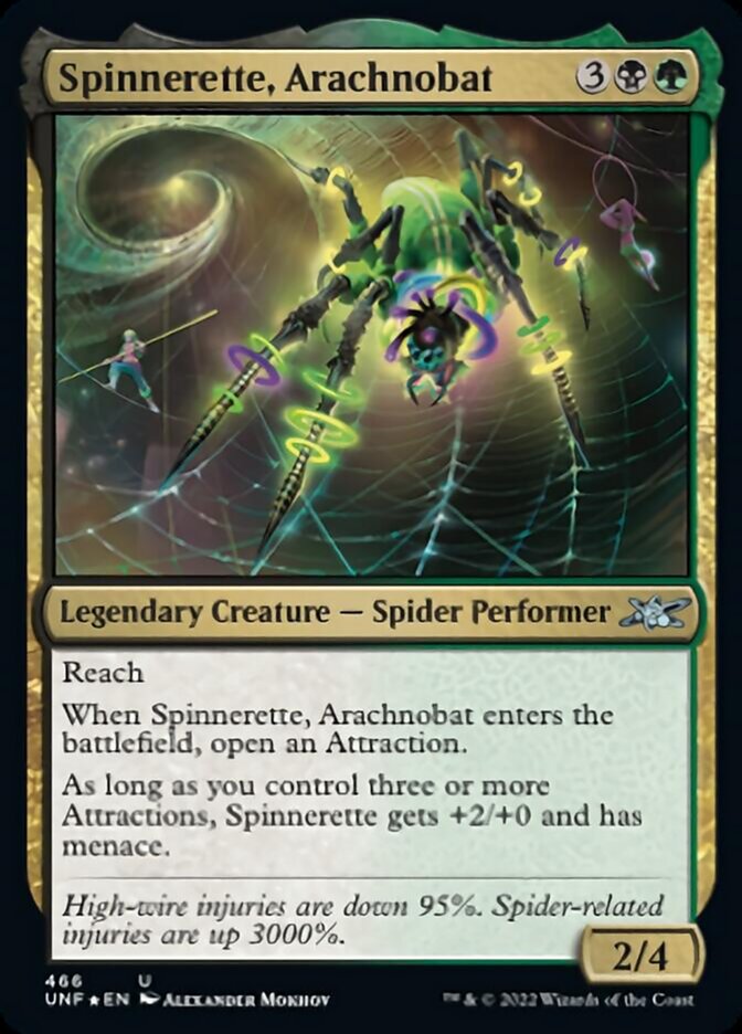Spinnerette, Arachnobat (Galaxy Foil) [Unfinity] | Good Games Morley