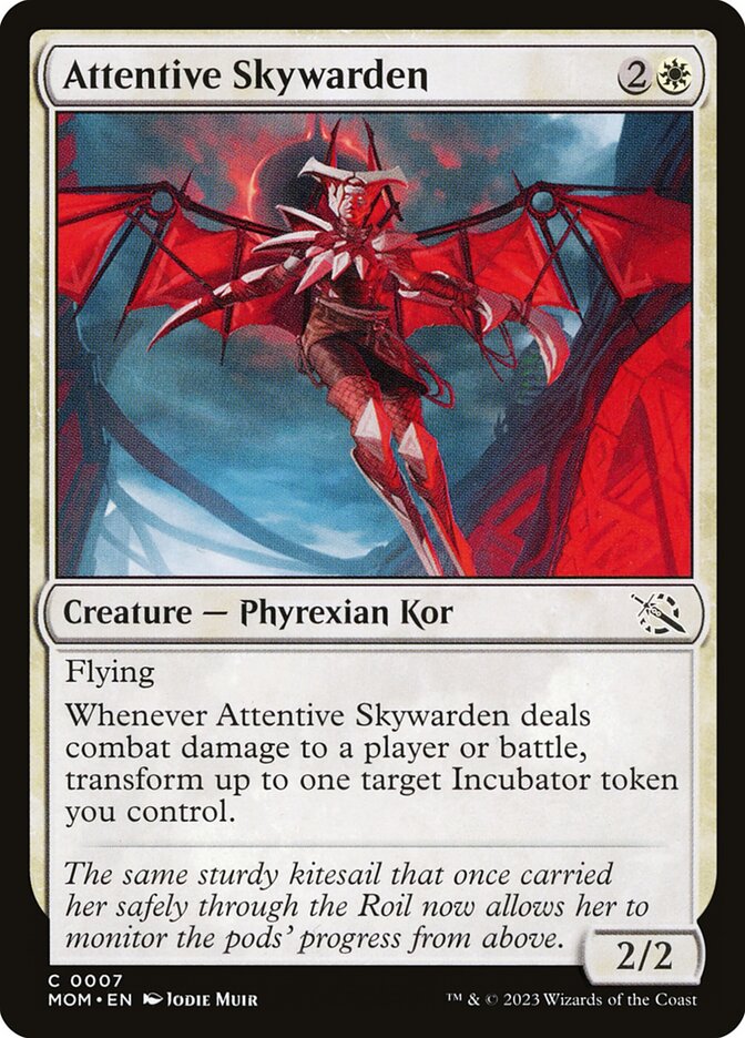 Attentive Skywarden 7 (March of the Machine)  - Foil | Good Games Morley