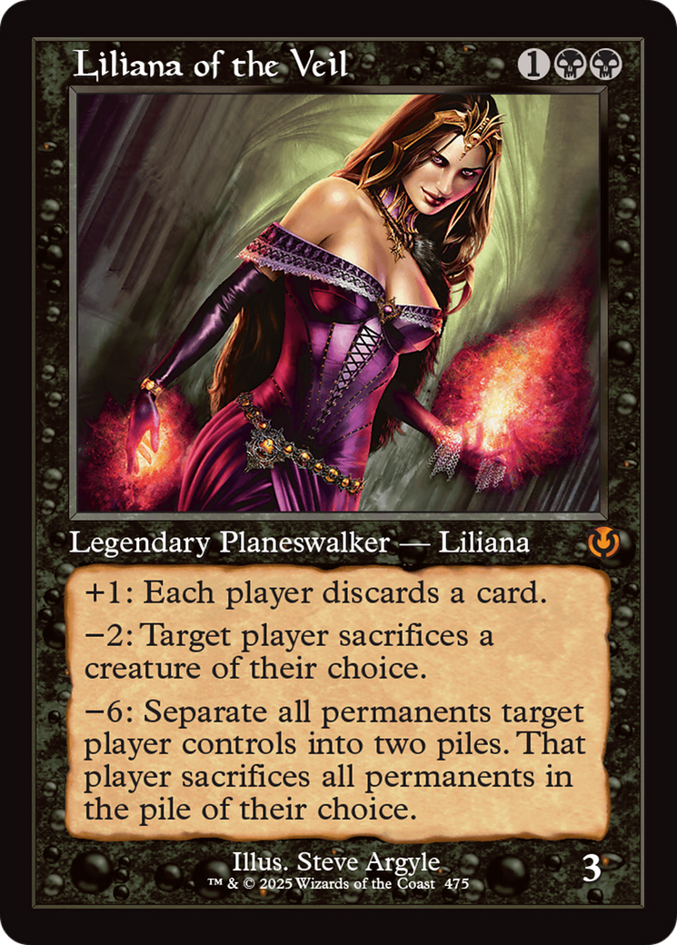 Liliana of the Veil (Retro Frame) [Innistrad Remastered] | Good Games Morley