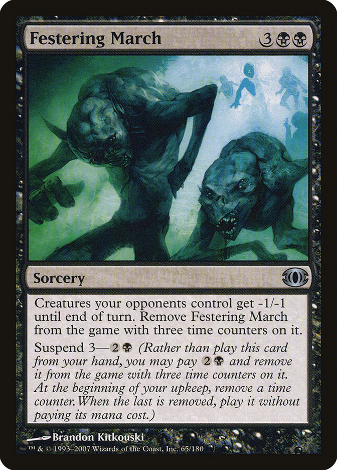 Festering March 65/180 (Future Sight)  - Foil | Good Games Morley