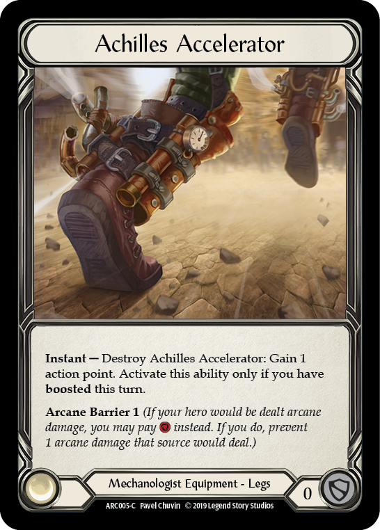 Achilles Accelerator [ARC005-C] (Arcane Rising)  1st Edition Normal | Good Games Morley