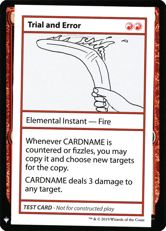 Trial and Error [Mystery Booster Playtest Cards] | Good Games Morley