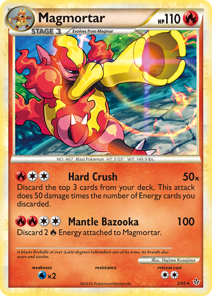 Magmortar (2/95) [HeartGold & SoulSilver: Unleashed] | Good Games Morley