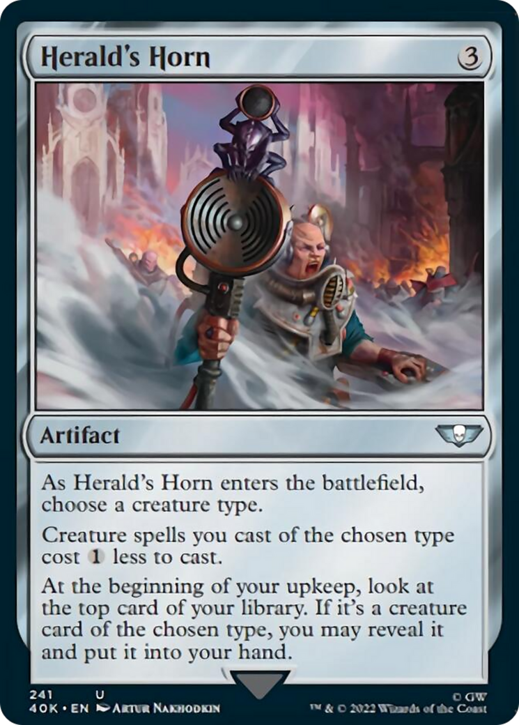 Herald's Horn (Surge Foil) [Warhammer 40,000] | Good Games Morley