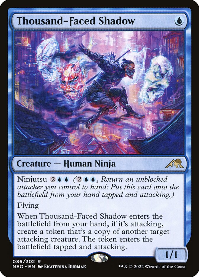 Thousand-Faced Shadow 86/302 (Kamigawa: Neon Dynasty)  | Good Games Morley