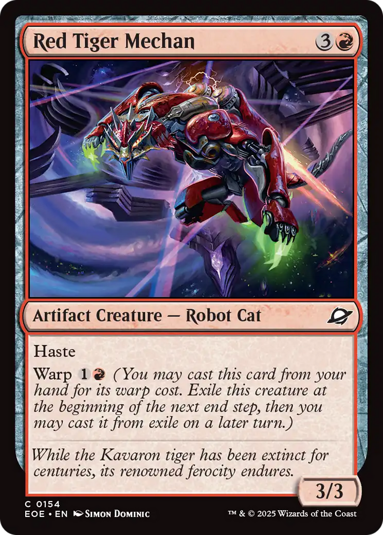 Red Tiger Mechan [Edge of Eternities] | Good Games Morley