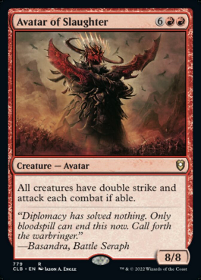 Avatar of Slaughter [Commander Legends: Battle for Baldur's Gate] | Good Games Morley