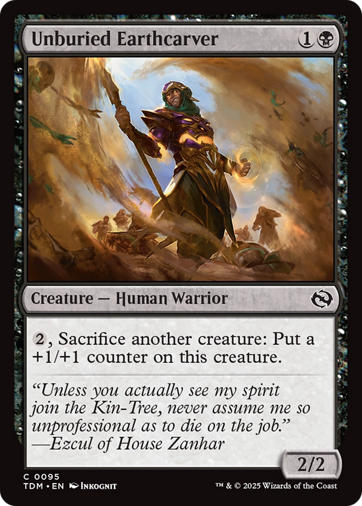 Unburied Earthcarver [Tarkir: Dragonstorm] | Good Games Morley