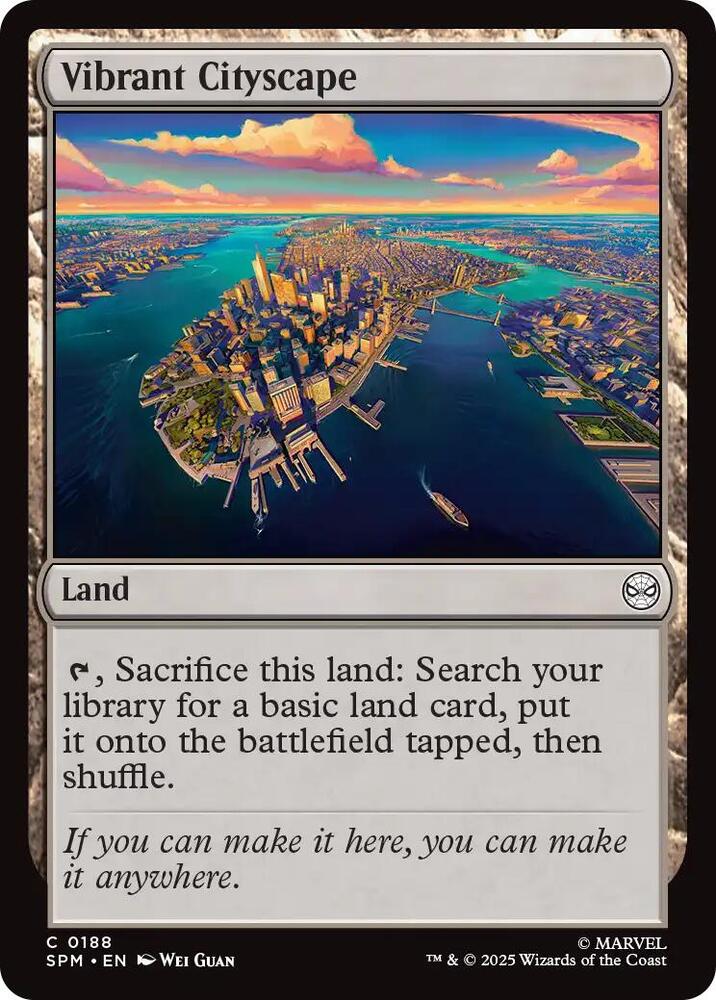 Vibrant Cityscape 188/198 (Marvel's Spider-Man)  - Foil | Good Games Morley