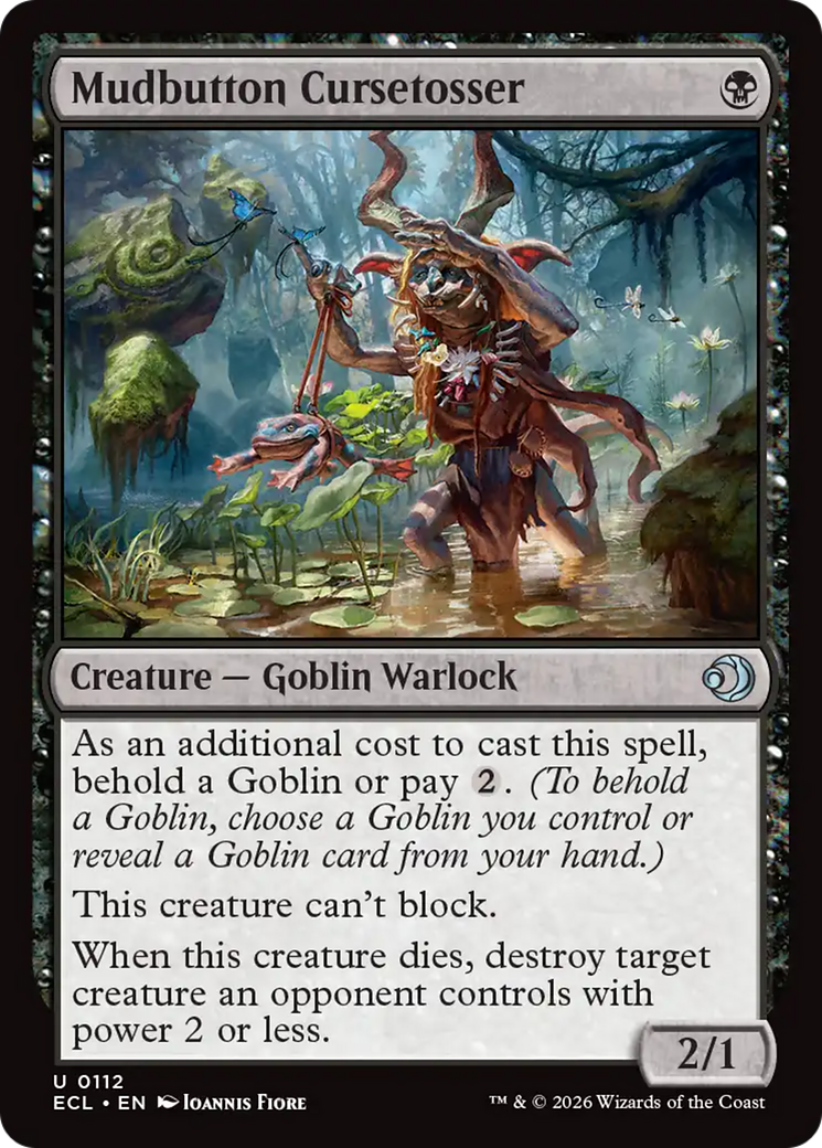 Mudbutton Cursetosser [Lorwyn Eclipsed] | Good Games Morley