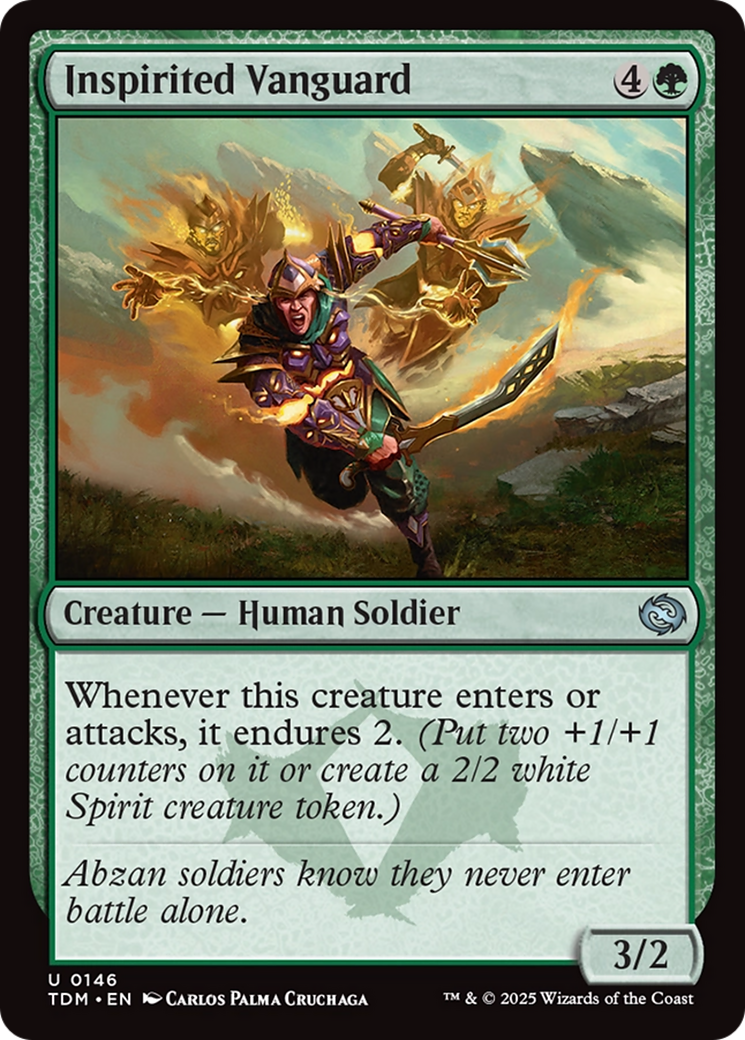 Inspirited Vanguard [Tarkir: Dragonstorm] | Good Games Morley