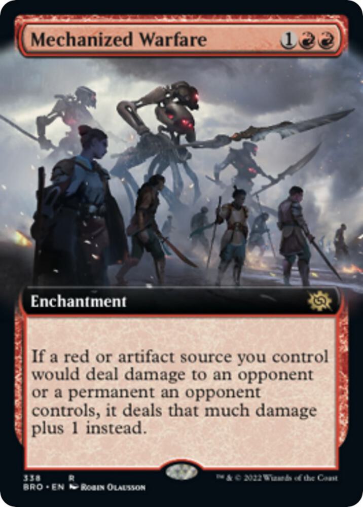 Mechanized Warfare Extended Art 338/287 (The Brothers' War)  - Foil | Good Games Morley