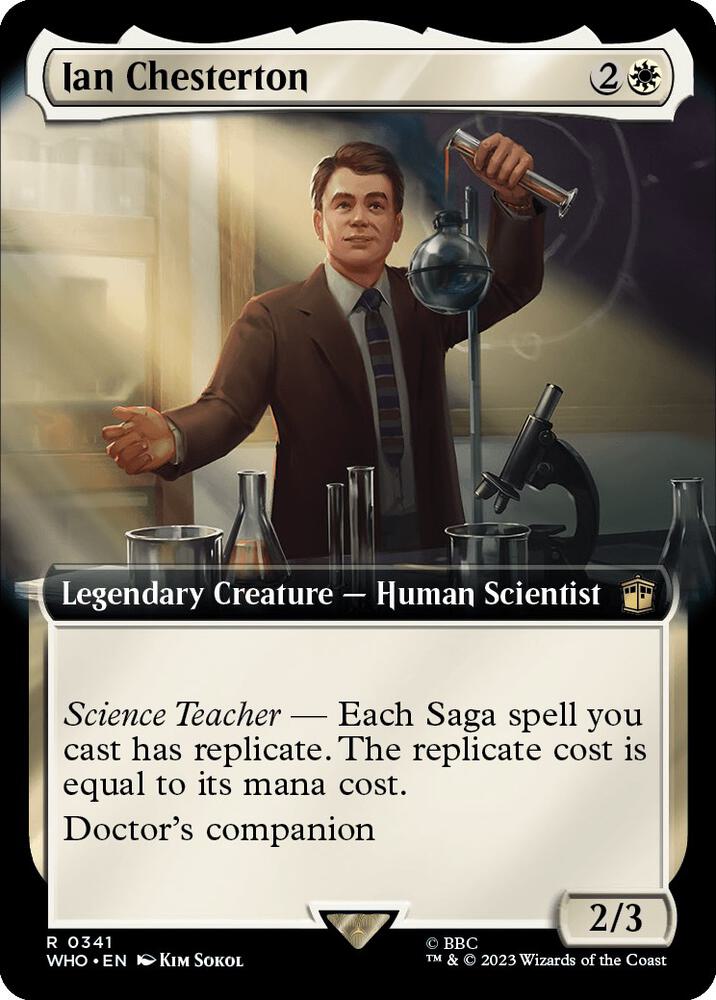 Ian Chesterton 341/331 (Universes Beyond: Doctor Who)  - Extended Art Foil | Good Games Morley