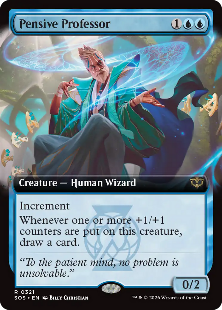 Pensive Professor (Extended Art) [Secrets of Strixhaven] | Good Games Morley