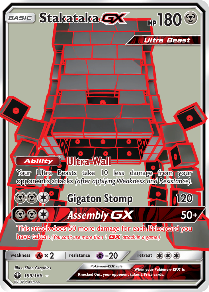 Stakataka GX (159/168) [Sun & Moon: Celestial Storm] | Good Games Morley