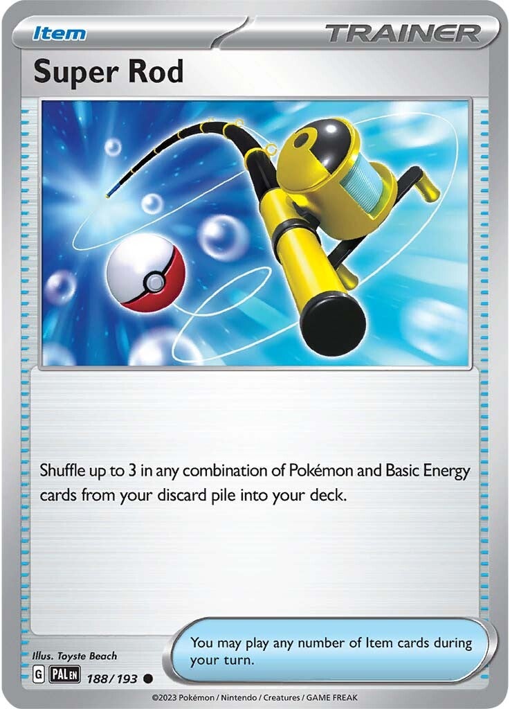 Super Rod (188/193) [Scarlet & Violet: Paldea Evolved] | Good Games Morley